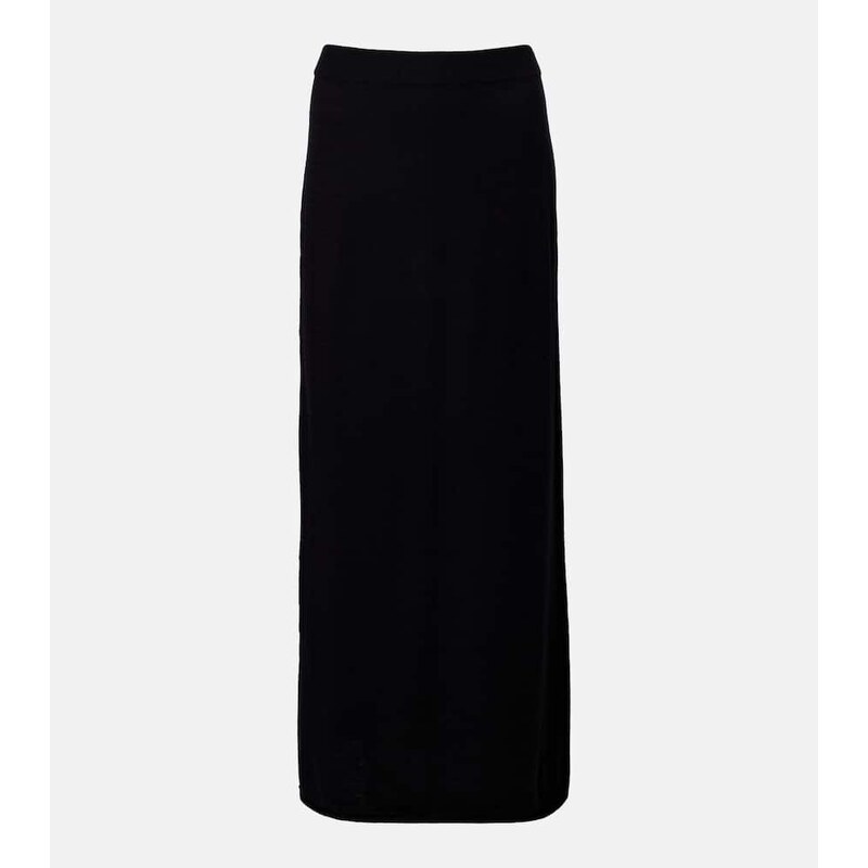 Lisa Yang Charlotta cotton and cashmere maxi skirt