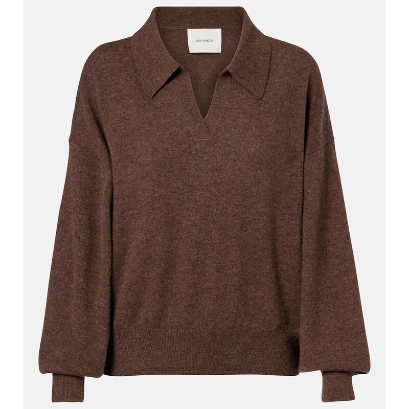 Lisa Yang Katriel cashmere polo sweater
