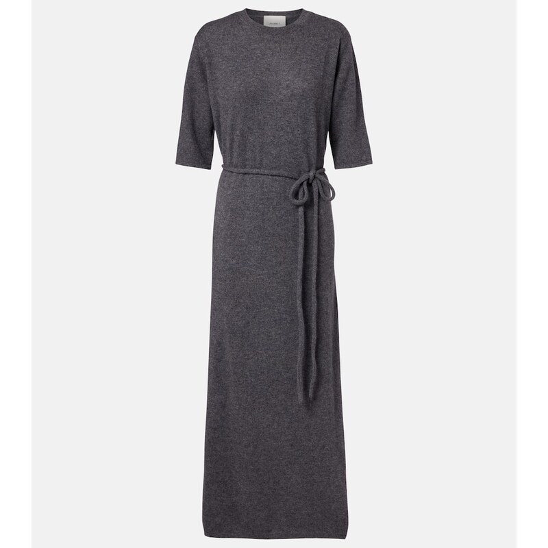 Lisa Yang Tilde belted cashmere maxi dress