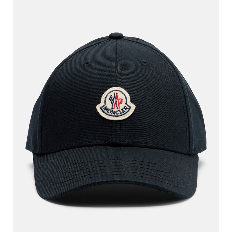 Moncler Logo cotton baseball cap