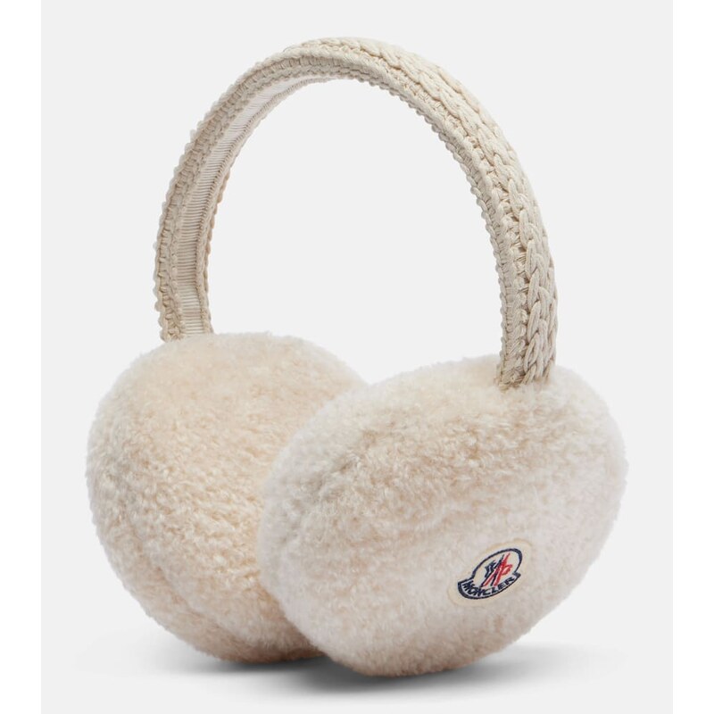 Moncler Logo teddy earmuffs