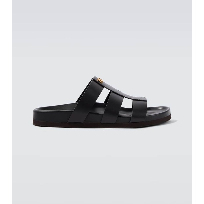 Valentino Garavani Studshield VLogo leather sandals
