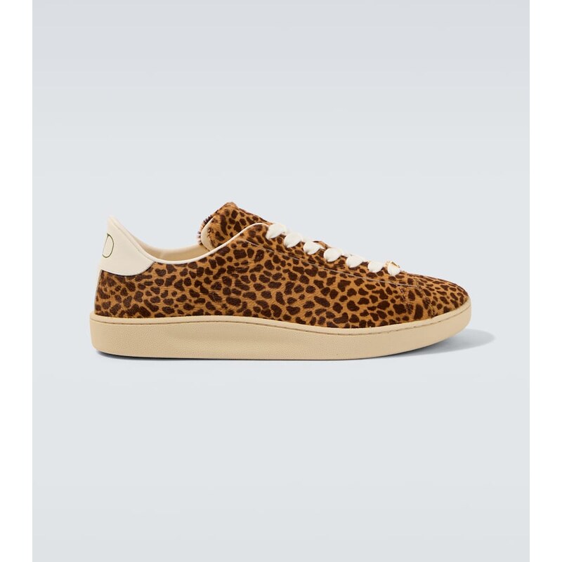 Valentino Garavani Royco leopard-print calf hair sneakers