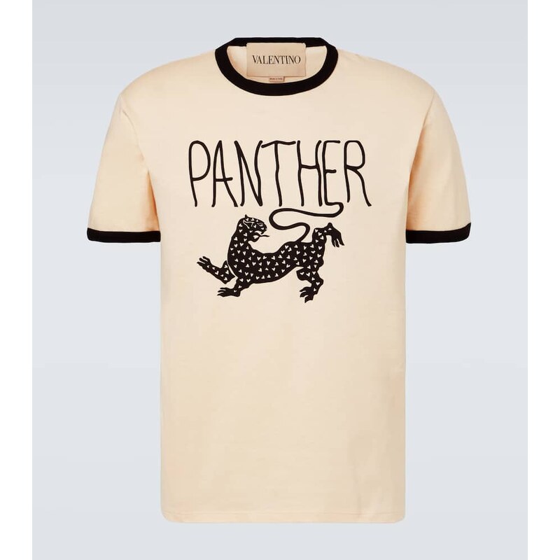 Valentino Printed cotton jersey T-shirt