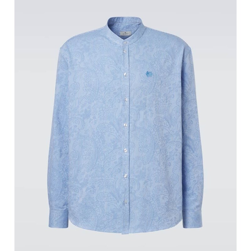 Etro Guru striped cotton shirt