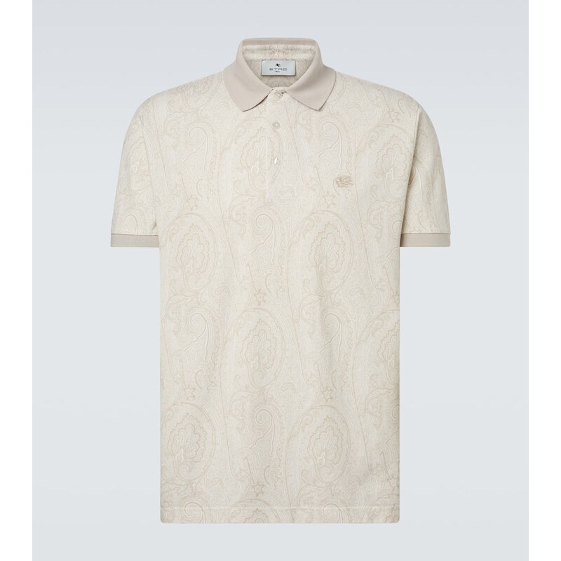 Etro Paisley cotton polo shirt