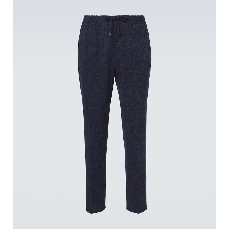 Etro Paisley straight pants