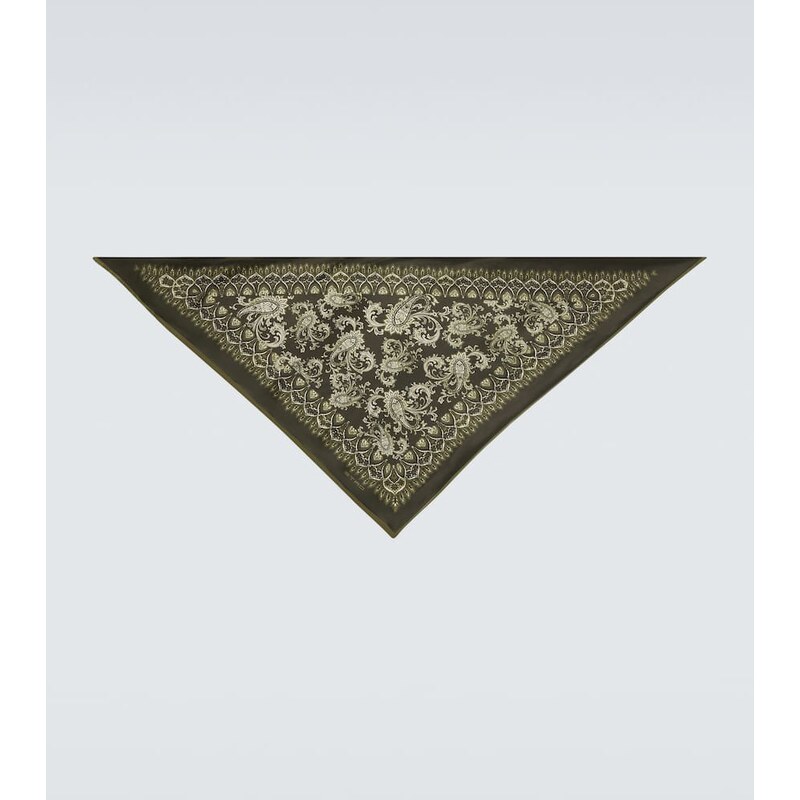 Etro Paisley silk pocket square