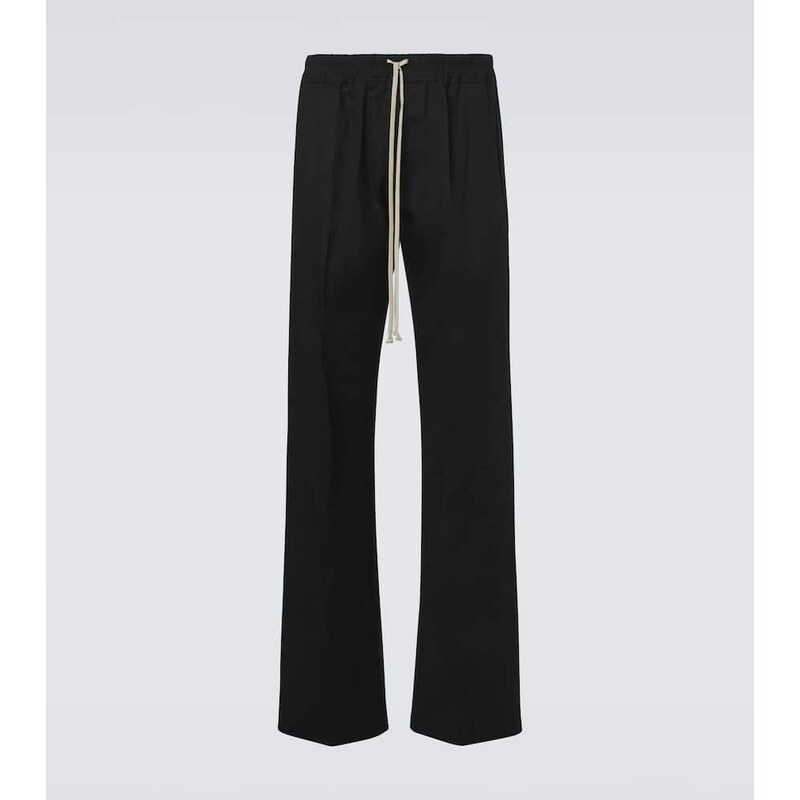 Rick Owens Dietrich cotton-blend wide-leg pants
