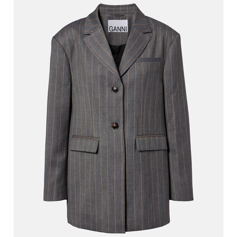 Ganni Pinstripe blazer