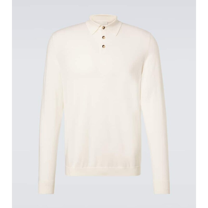 Allude Virgin wool polo sweater