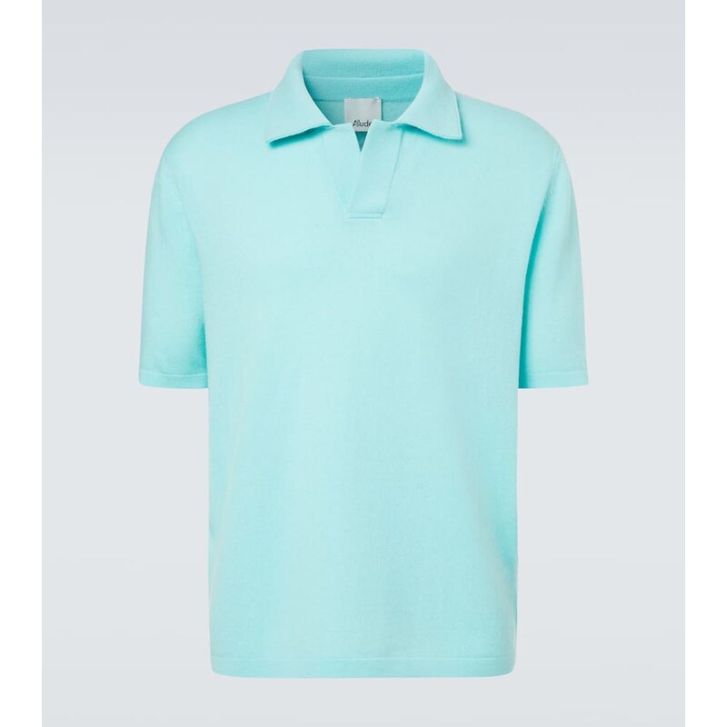 Allude Wool and cashmere polo sweater