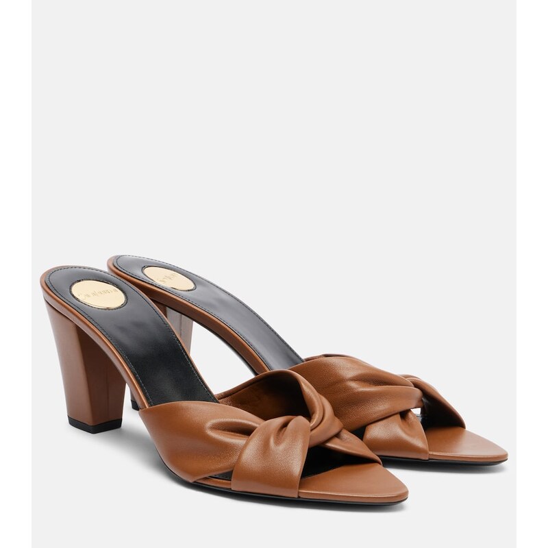 Saint Laurent Franciane 75 leather mules