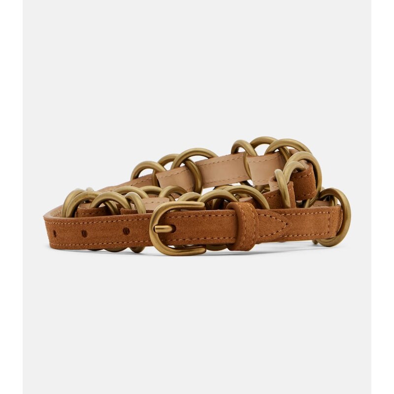 Isabel Marant Livo embellished suede belt