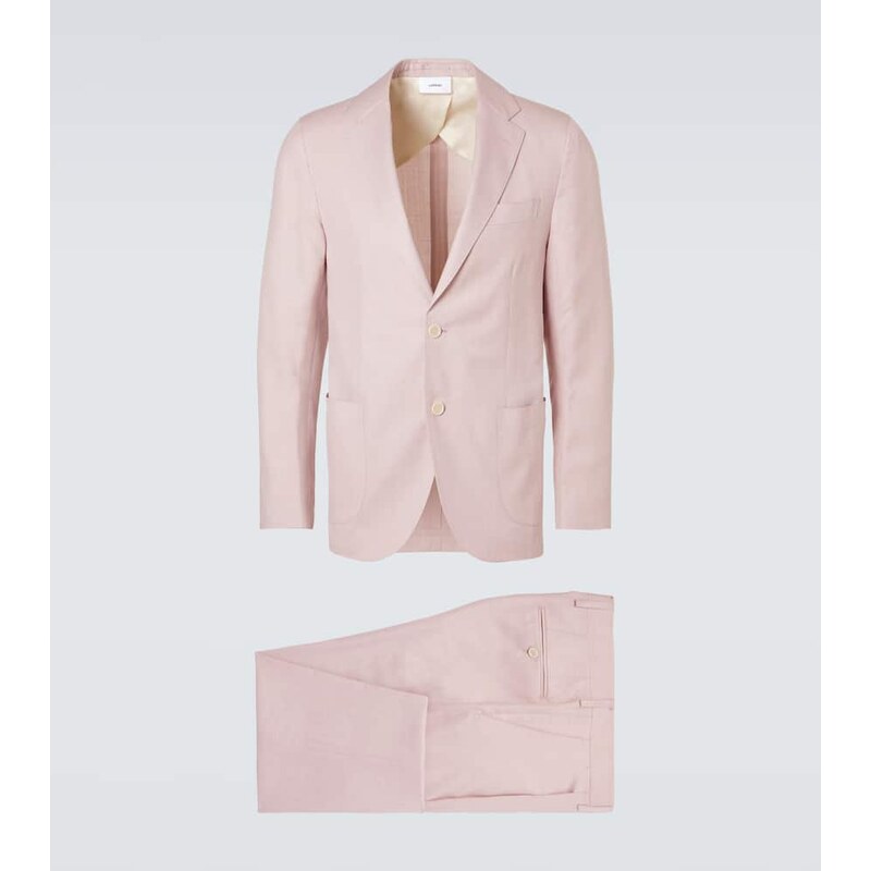 Lardini Wool, silk, and linen suit