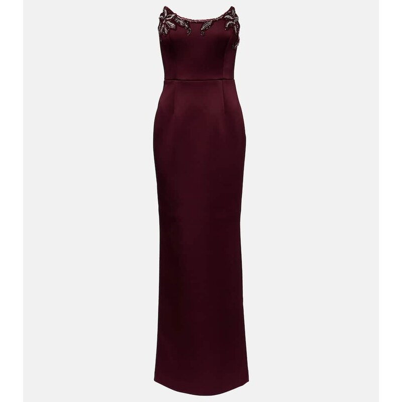 Rebecca Vallance Alora embellished corset gown