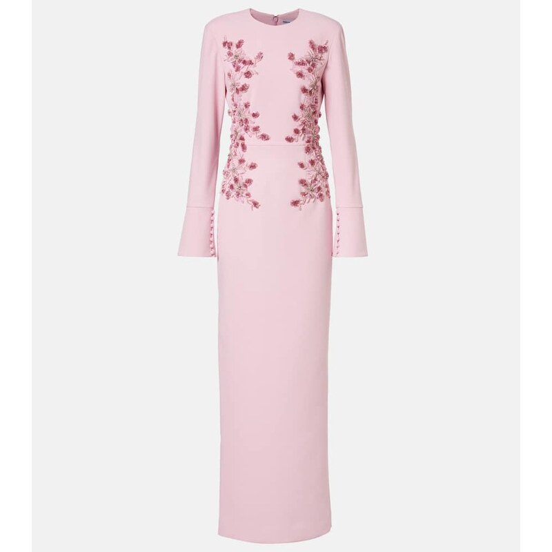 Rebecca Vallance Lulee embellished floral gown