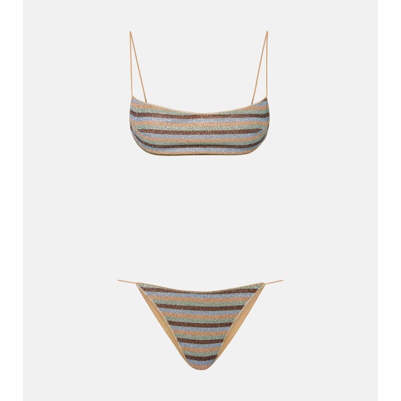 Oséree Lumière striped bikini