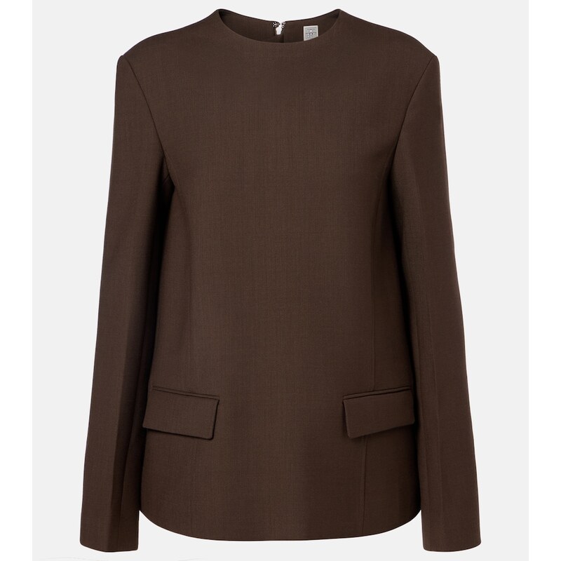 Toteme Pocket crÃªpe top
