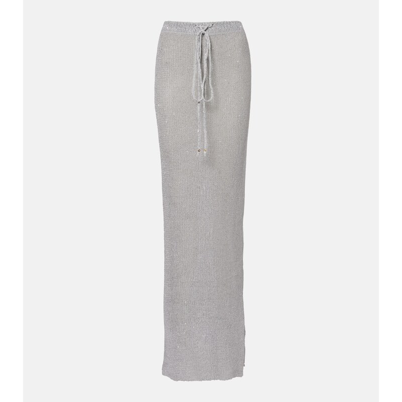 Bananhot Alma sequined maxi skirt