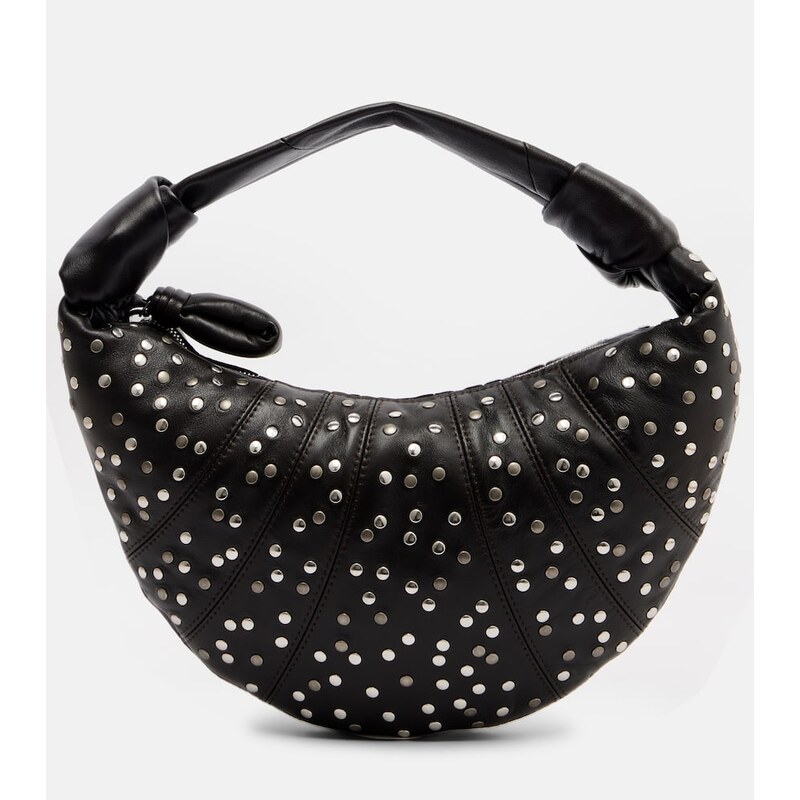 Lemaire Croissant Large leather shoulder bag