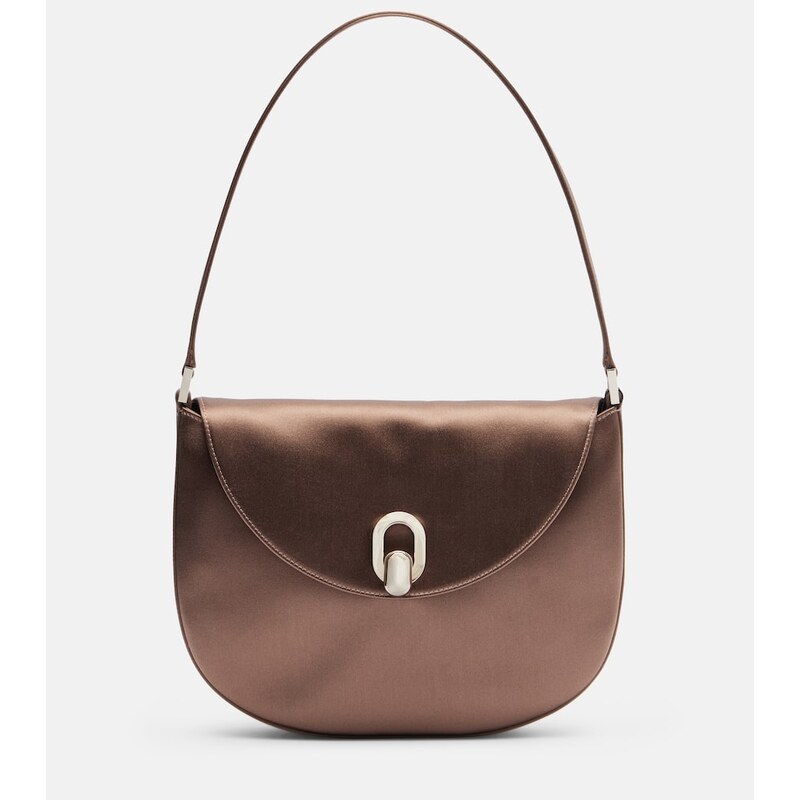 Savette Tondo Small satin shoulder bag