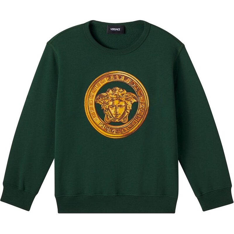Versace Kids Medusa cotton jersey sweatshirt