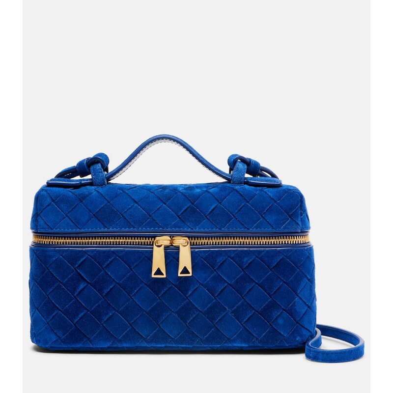 Bottega Veneta Bang Bang Intrecciato suede vanity bag