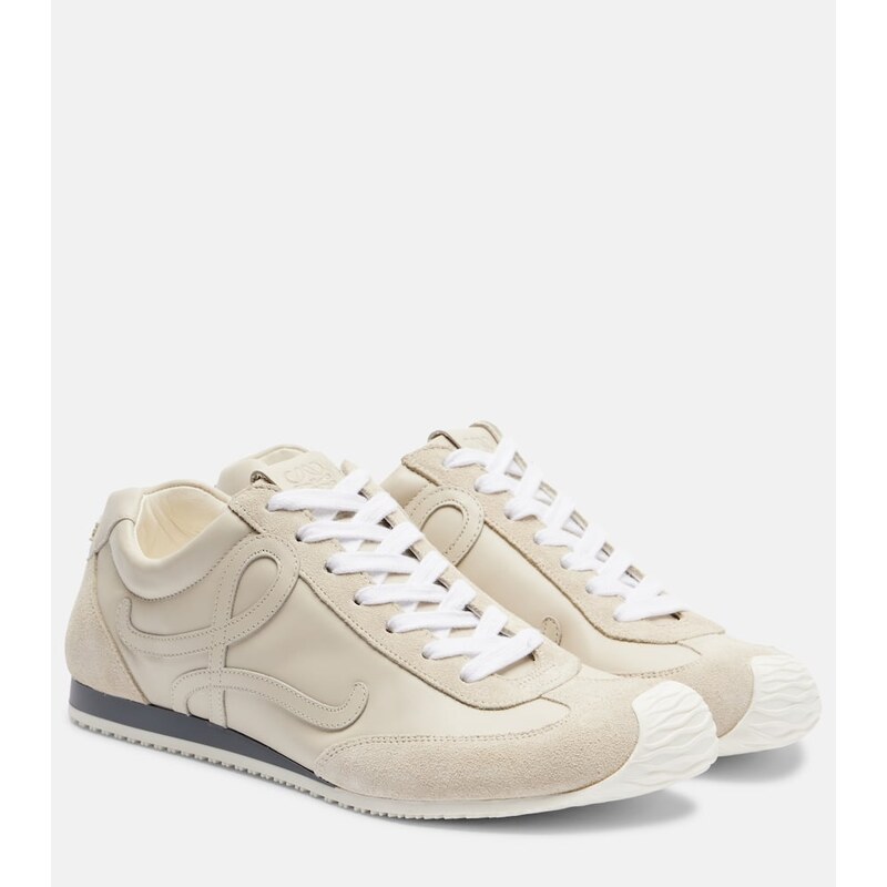 Loewe Ballet Runner 2.0 suede-trimmed leather sneakers
