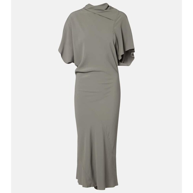 Rick Owens Seb draped midi dress
