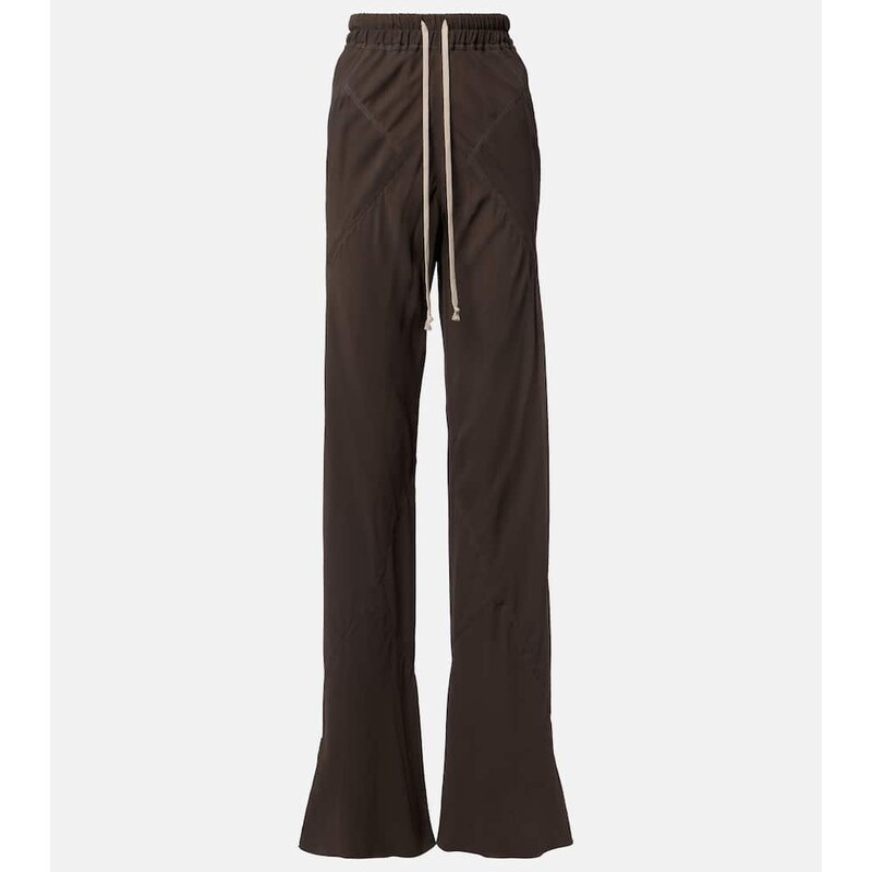 Rick Owens Silk charmeuse wide-leg pants