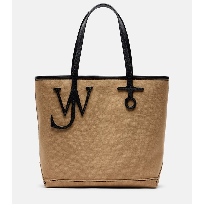 JW Anderson Leather-trimmed canvas tote bag