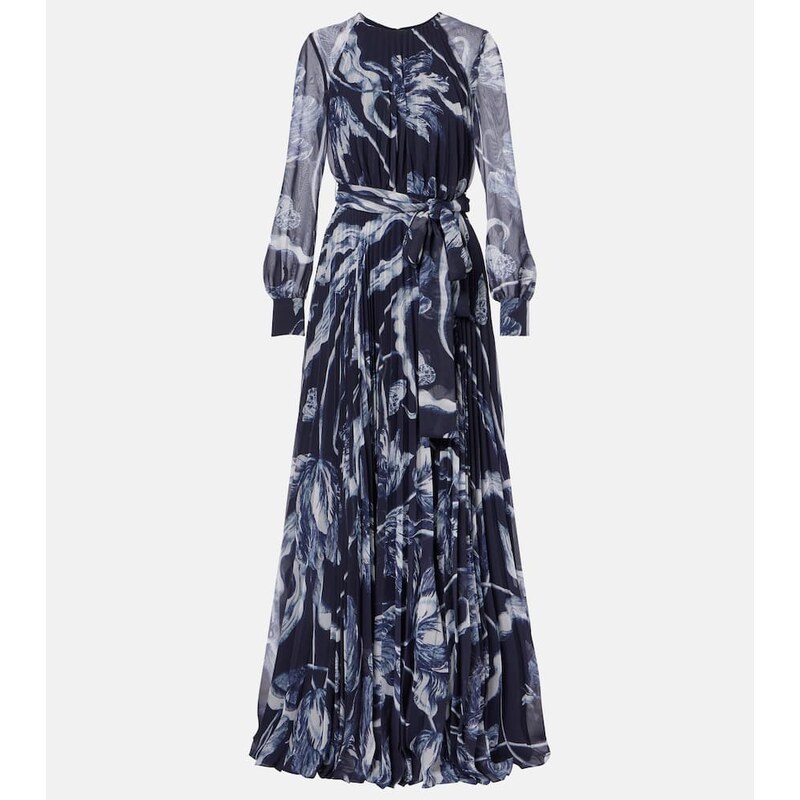 Erdem Floral voile gown