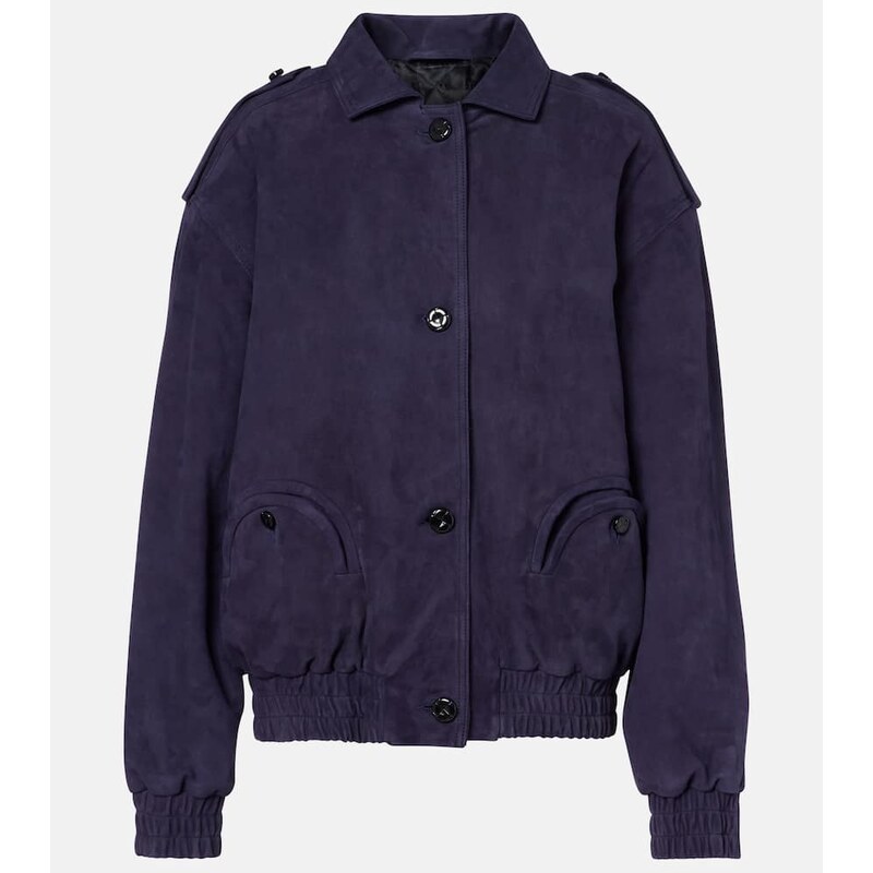 Blaze Milano BlazÃ Milano Viva Charlie suede bomber jacket