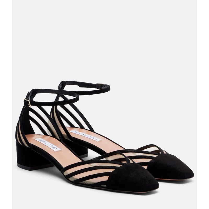 Aquazzura Alana 35 suede pumps
