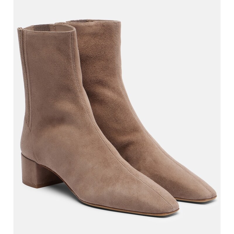 Aquazzura Saint HonorÃ 35 suede ankle boots
