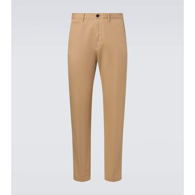 Slowear Cotton and linen slim pants