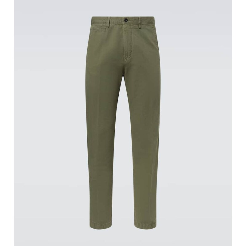 Slowear Cotton and linen slim pants