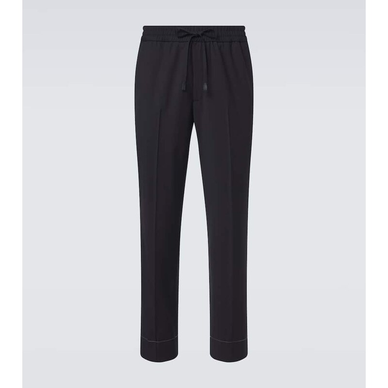 Brioni Asolo wool straight pants