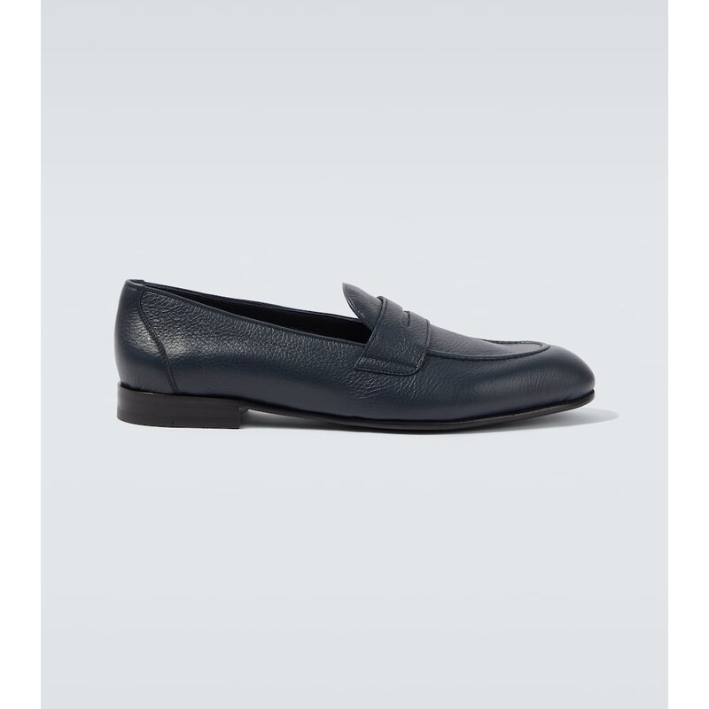 Brioni Leather penny loafers