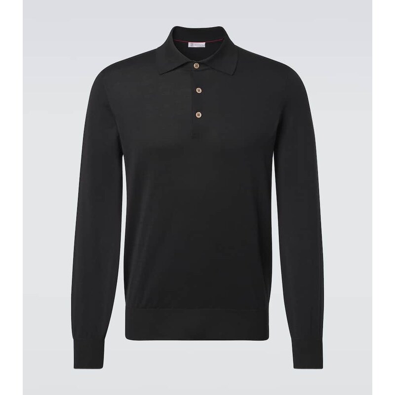 Brunello Cucinelli Cotton polo sweater