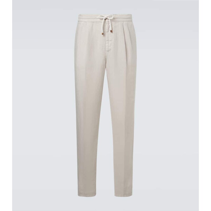 Brunello Cucinelli Linen tapered pants