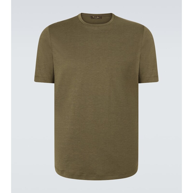 Loro Piana Levo silk and cotton jersey T-shirt