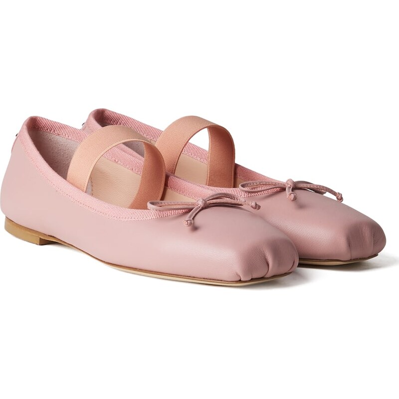 Dolce&Gabbana Kids Leather ballet flats