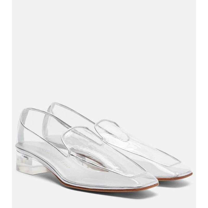 Herbert Levine Clear The Air 30 PVC loafer pumps