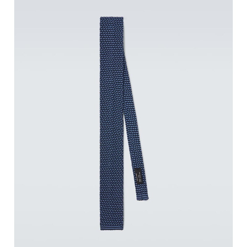 Rubinacci Knitted silk tie
