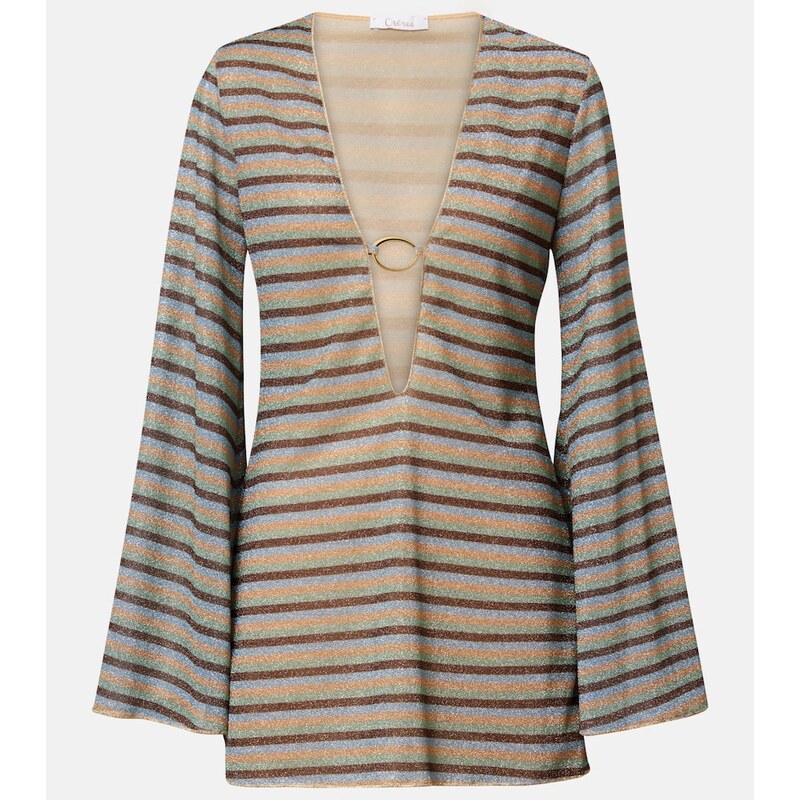 Oséree Lumière striped minidress