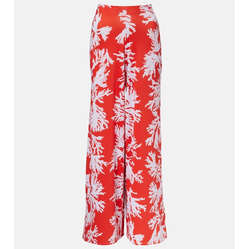 Alexandra Miro Cleo printed jersey palazzo pants