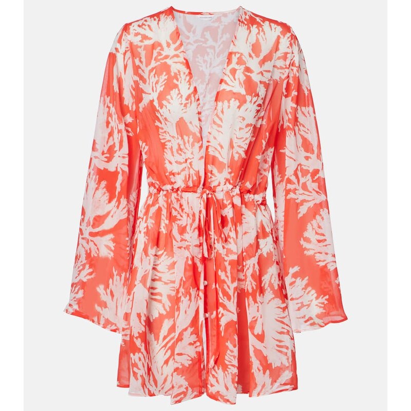 Alexandra Miro Chloe floral georgette kaftan
