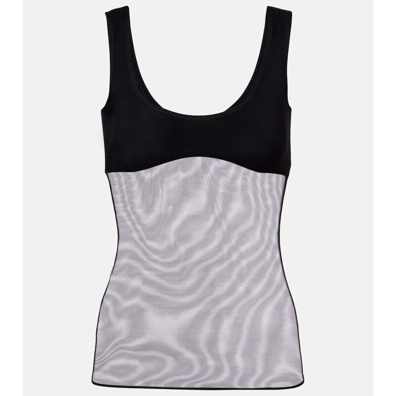 Nensi Dojaka Semi-sheer tank top